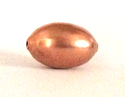 oval copper bead